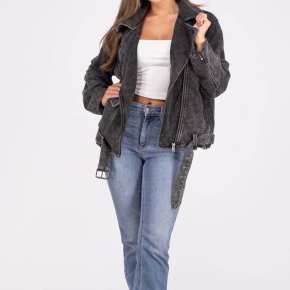 Oli & Hali Push Through Moto Jacket - Picture 4 of 6